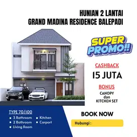 rumah 2 lantai murah di barat solobaru