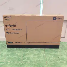 INFINIX ANDROID TV 43X5 43 INCH BARU GARANSI RESMI