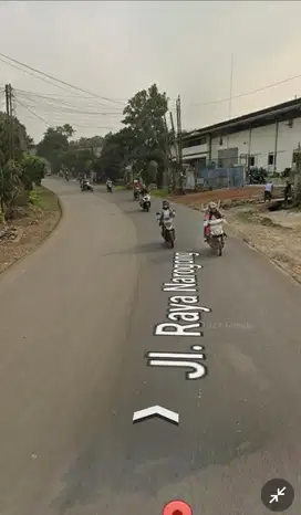 TANAH ZONA INDUSTRI RP 2,5 JUTA JL NAROGONG