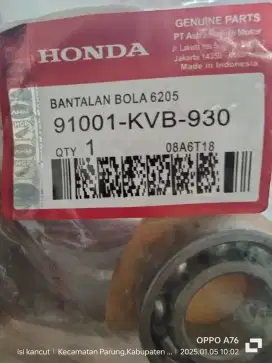 Bantalan bola motor kondisi baru