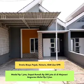 Rumah Modal Rp 1 juta di Mojosari