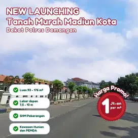 NEW LAUNCHING  Tanah Murah Demangan kota Madiun