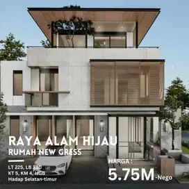 DIJUAL RUMAH BARU GRESS RAYA ALAM HIJAU CITRALAND