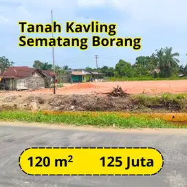 Tanah Sematang Borang 7 Menit dari PT.PUSRI