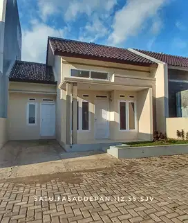 Dijual rumah baru siap huni akses mudah nempel kota