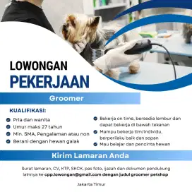 Groomer petshop