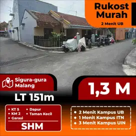 Rumah Kost Murah 3 Menit ke UB