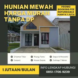 RUMAH CLUSTER TANPA DP CICILAN 1 JUTAAN