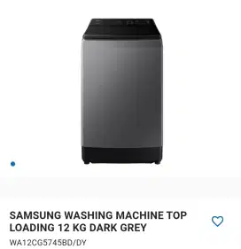 SAMSUNG TOP LOADING 12KG