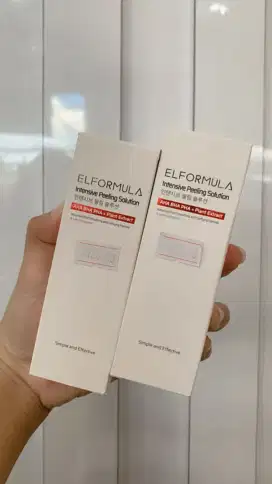 Elformula peeling solution