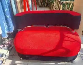 Sofa merah murah