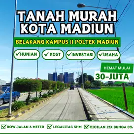 PROMO AWAL TAHUN Jual Tanah Murah Samping Kampus Poltek Cocok Kost-an