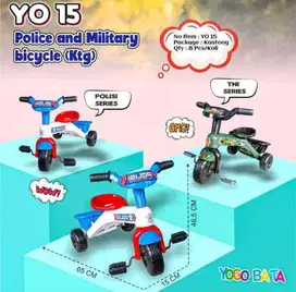 PROMO!!! SEPEDA RODA 3 POLICE DAN MILITARY