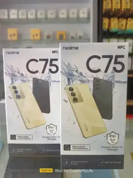 Realme C75 (tahan air) 8+16/128GB, Promo hp baru, segel dan murah