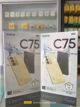 Realme C75 Tahan air (8+16/128) Promo hp baru, segel dan murah