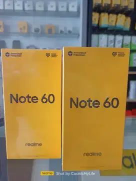 Realme Note 60 (4+8/64) Promo hp baru, segel dan murah