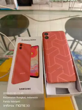 Samsung A04e 3/32gb bekas fullset normal bisa Tukar Tambah