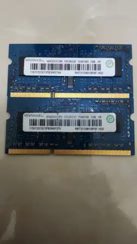 RAM RAMAXEL 2x2GB DDR3 1600Mhz