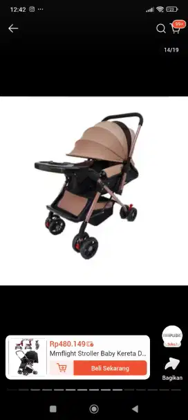 Stroller bayi Mmflight