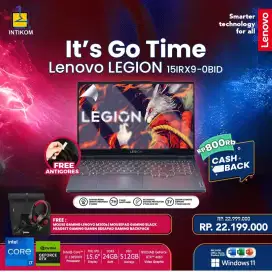 Kredit Laptop Gaming Lenovo Legion 5 ram 24gb ssd 512gb