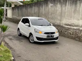 [CASH murah] Mirage GLX MT 2016 Mitsubishi tt putih city car istimewa