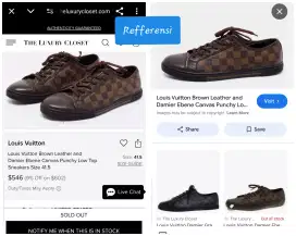 Auth lv louis vuitton monogram sneaker