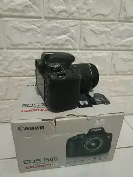 CANON 750D KIT 18-55 STM FULSETDUSBOX MULUS