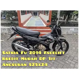 Satria Fu Facelift 2014 Hitam Mesin Segel