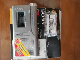 Perekam suara Sony micro cassete recorder M-430