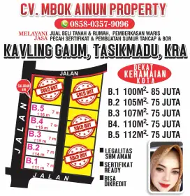 Dijual tanah pekarangan gaum.tasikmadu.karanganyar