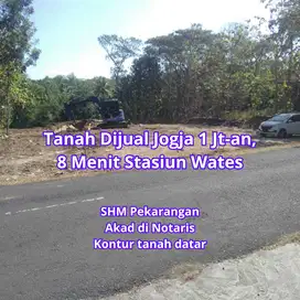 Timur Bandara YIA, Dijual Tanah Jogja 1 Jt-an