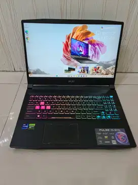 LAPTOP GAMING SPEK DEWA MSI PULSE GARANSI LAMA