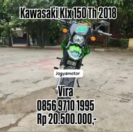 Kawasaki Klx 150 Th 2018 cash or kredit harga bersahabat