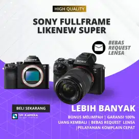 PRO! SONY A7III A7II SONY A7C A6400 SONY A6500 A6300 SONY FULLFRAME