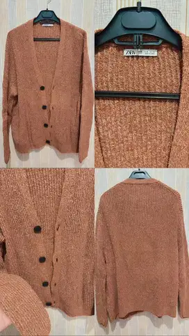 Swater knin cardigan zara men