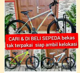 cari & dibeli sepeda bekas tak terpakai siap ambil kelokasi sepeda nya