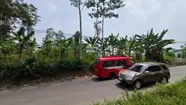 Dijual tanah pinggir jalan raya