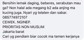 WANITA dapur non halal beberes serabutan non muslim sayang anjing