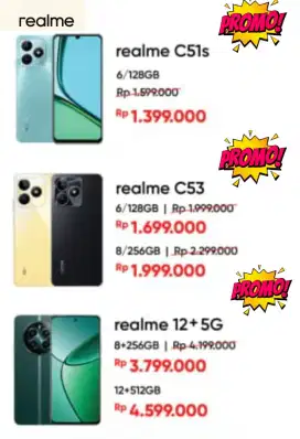 Assalamu'alaikum PROMO REALME FLASH SALE . GARANSI 1TAHUN