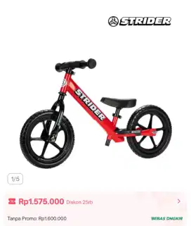 (Strider) Balance Bike - Sepeda Bekas Anak