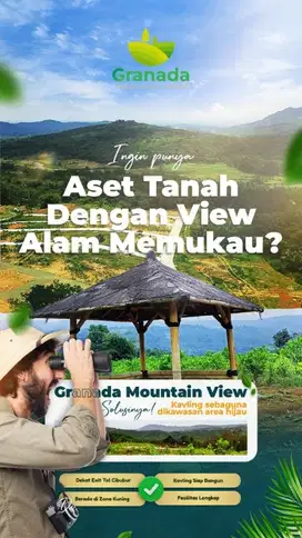 Jual Tanah Kavling Strategis Pinggir Jalan Jalur Puncak 2 abogor