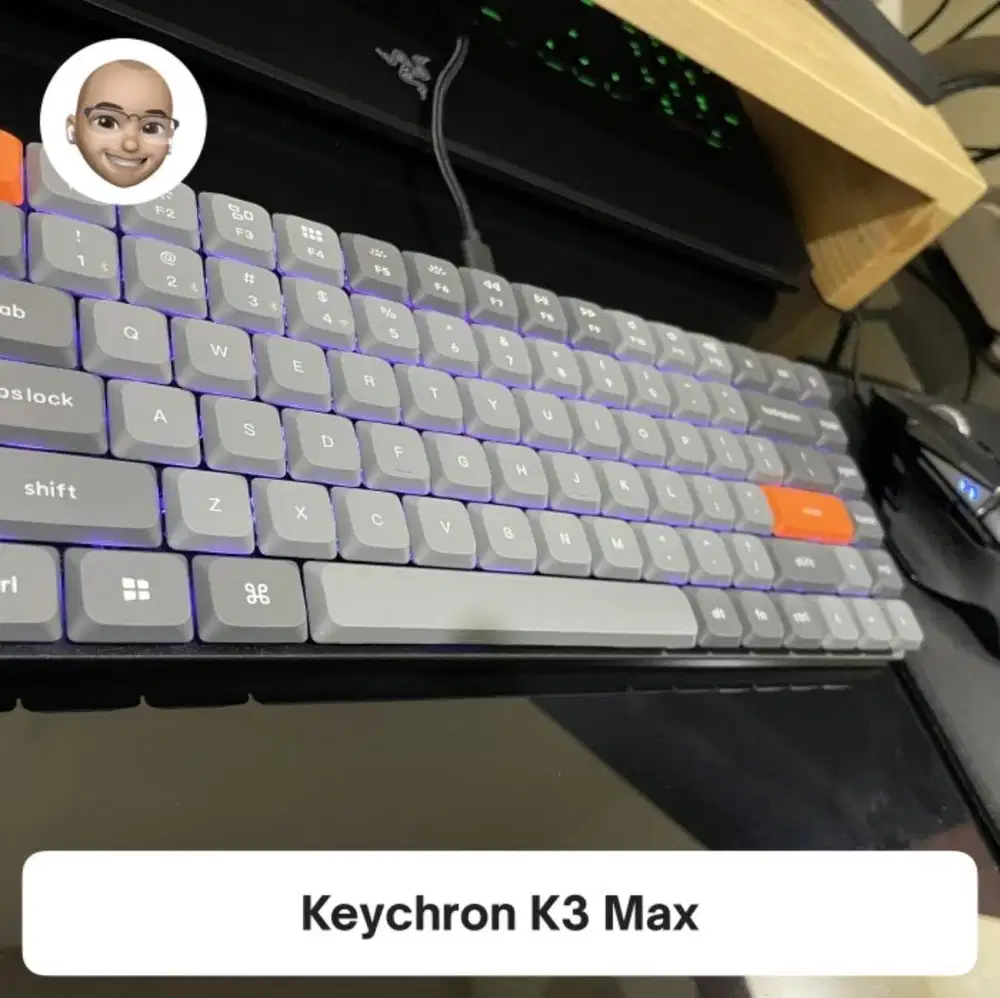 Keyboard Gaming Keychron K3 Max Wireless Mechanical Keyboard