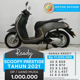 terima tuker tambah SCOOPY PRESTIGE TH 2021 Promo gratis balik nama