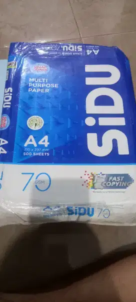 Kertas sidu A4 polos putih..