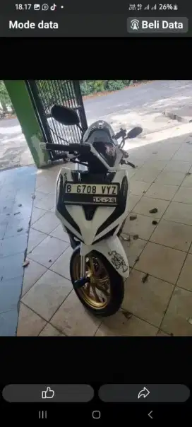 Vario 125cc putih thn 2019