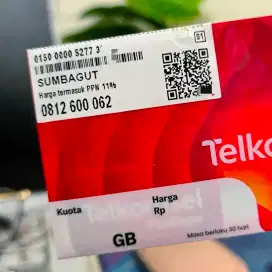 Kartu perdana 10 digit Telkomsel Prabayar (Bukan Halo) nomor Cantik 5G