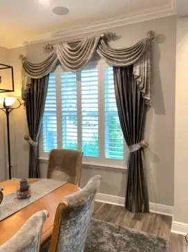 Jual tirai jendela gordyn hordeng gorden wallpaper dinding rollblind v