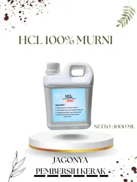 HCL MURNI 100% pembersih segala jenis kerak