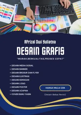 Jasa desain grafis dan editing terjangkau