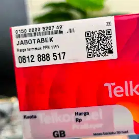 Kartu perdana 10 digit 5G Telkomsel nomor cantik Limited edition ya